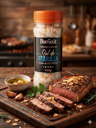 Sal de Parrilla com Alho Frito 130g